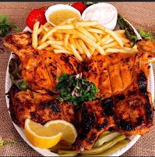 فروج مشوي عالفحم